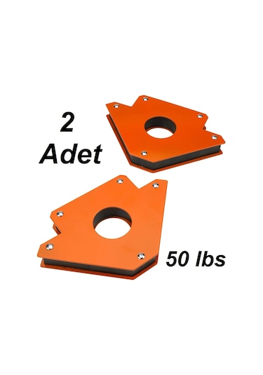 2 Ad 50 Lbs Manyetik Açılı Kaynak Tutucu Mıknatıs, Kaynak Gönyesi