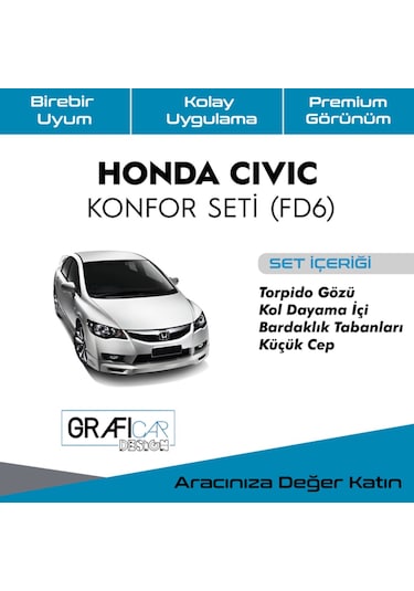 Honda Civic Fd6 Konfor Seti -Araç Içi Ses  Kumaş Kaplama