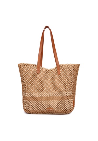 Pierre Cardin Kadın Hasır Omuz Çantası 05pc25y1502 Naturel