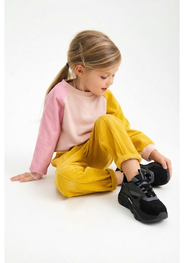 Dark Seer Kids Ds E 1838 Sneaker 2025 Çocuk Siyah