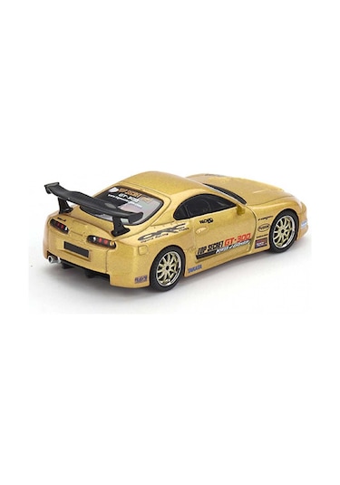 Mini Gt 961 1/64 Toyota Supra A80 Top Secret Gt-300 Top Secret Gold - Blister Paket