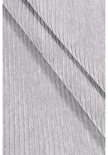 Lidya Gri Pamuk Dokuma Yumuşak Halı Kaymaz Tabanlı, Kolay Temizlenen Ve Modern Tasarımlı Kilim Gri