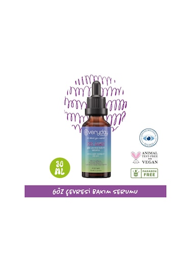 Everyday Beauty Eye-Conic Göz Altı Torba Halka Morluk ve Kırışık Karşıtı Serum 30 ML