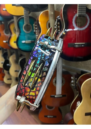 Renkli Zilli Tef - Siyah Mitello Filmli Kod6410