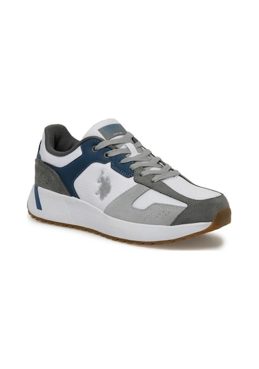 U.s. Polo Assn. Peter Su 4fx 101502094 Erkek Sneaker Aykkabı Beyaz Gri Mavi 40-45 001