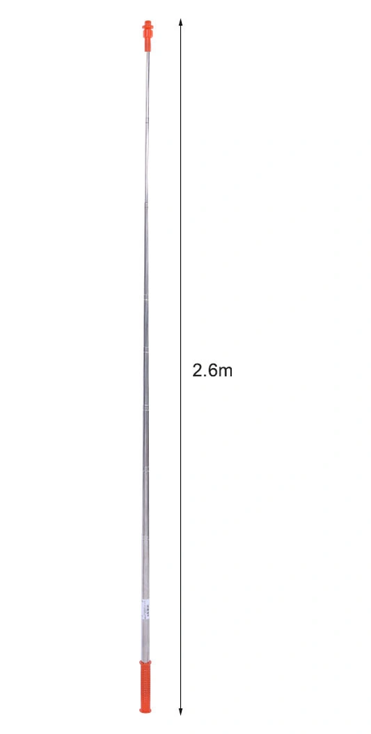 Hangfox 2.6 Metre Çekilebilir Paslanmaz Çelik Buhar Borusu - Bahçe Ve Tarım Sulama Aleti, Dayanıklı Ve Konforlu Kullanım