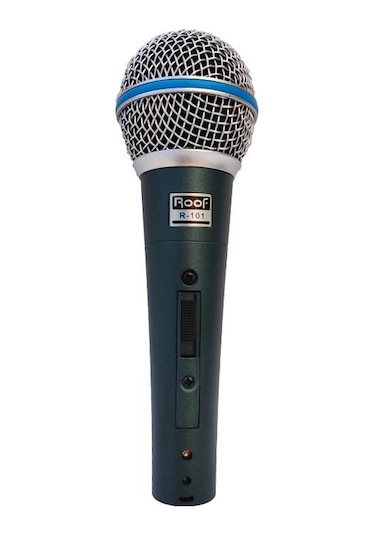 Roof R-101 Kablolu Dinamik El Mikrofonu - 6.3 Mm Jaklı