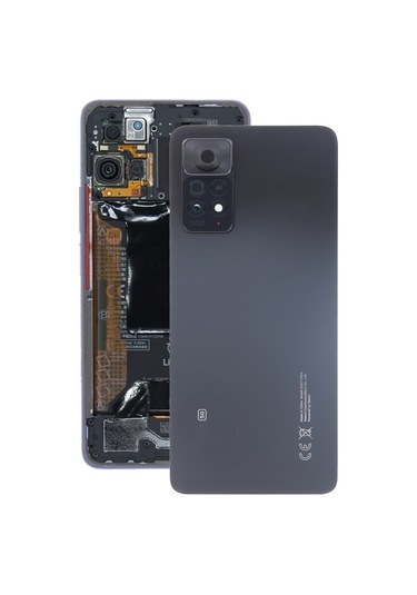 Cbtx Xiaomi Redmi Note 11 Pro + 5g Hindistan Pil Arka Kapak, Kamera Lens Kapağı İle Siyah