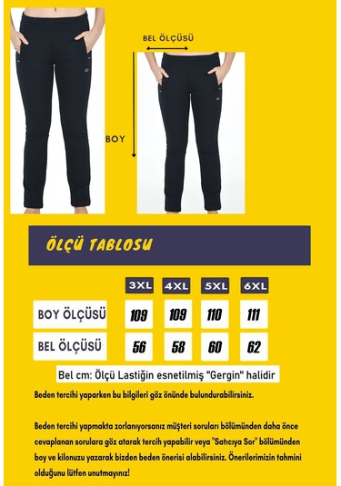 Trendhill Kadın Lacivert Spor Büyük Beden Eşofman Altı Edy19403b Lacivert