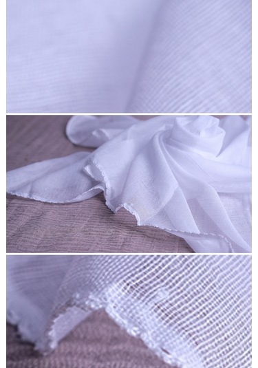 Beyaz 90X90 Cm Iç Tülbent Pamuklu 1007B_42 Beyaz