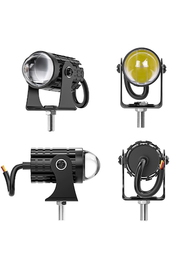 Motosiklet Sis Farı 2 Adet Delici Yüksek Parlak Beyaz Sarı Çift