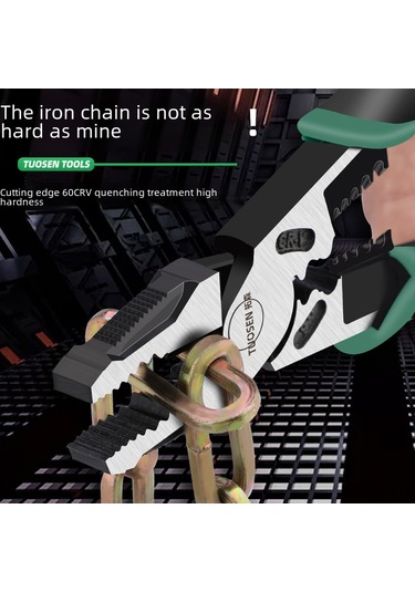 Springsun Endüstriyel Çelik Testere, Çok Fonksiyonlu Tel Kesme, Metal Bükme , Ergonomik Kollu, 8-9 İnç, Dar Mekanlara Uygun, Dayanıklı Ve Güçlü