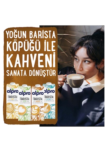 Alpro Barista Profesyonel Yulaf Sütü 2 x 1 L