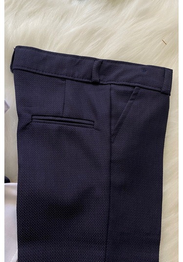 Zincirli Begos Erkek Çocuk Takım Elbise Lacivert