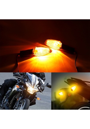 Geeroyoo Honda Cbr250r 13-17 İçin Yeni Aftermarket Dönüş Sinyali Lambaları - Ahşap Renkli, Direk Değişim, Enerji Tasarruflu 1 Çift