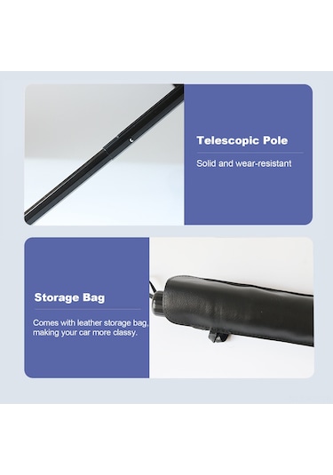 Gajeena "katlanabilir Araç Güneşlik Şemsiyesi - Uv Korumalı, Hafif Ve Taşınabilir"