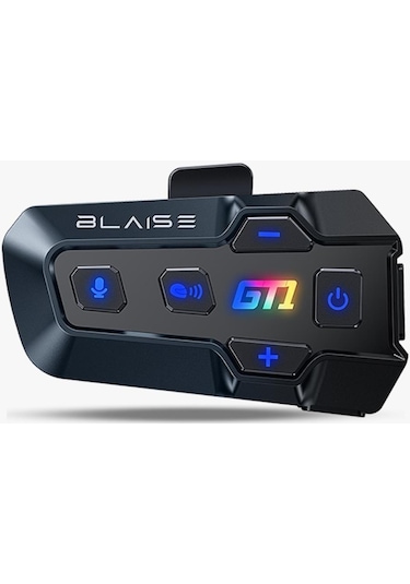 Blaıse Gt1 Bluetooth Motosiklet Intercom Siyah