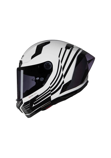 Nolan X-804 Rs Ala 344 Kapalı Kask Siyah - Beyaz