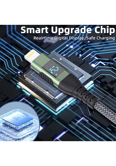 Boatshop1 10ft İphone Şarj Kablosu 5li Set Kırmızı Kırmızı Yeşil Yeşil Siyah Mfi Onaylı Uzun Naylon Örgülü Hızlı Şarj Kablosu İphone İpad Uyumlu