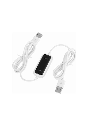 Springsun Usb 2.0 Bilgisayarlar Arası Hızlı Veri Transfer Kablosu - 480mb/s, Otomatik Çalışma, Dış Güç Gerektirmez, 175cm, Çok Dil Desteği