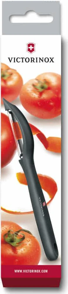 Victorinox Domates Soyacağı - 10 Cm Tırtıklı Sebze Meyve Bıçağı Siyah
