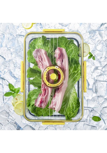 Xurunkeji Ekmek Kutusu Mutfak Tezgahı İçin Hava Geçirmez, Zaman Kayıtlı Ekmek Saklama Kabı Kapaklı Gri Gri