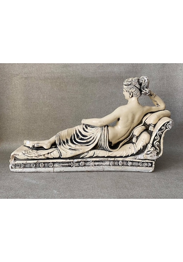 Antika Nü Kadın Heykeli - Alçı Kadın Biblo