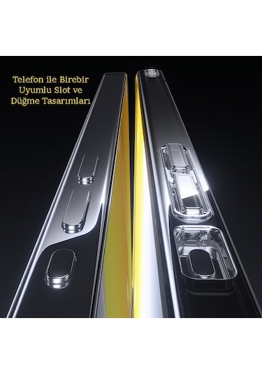 İphone 15 Pro Max Şeffaf Kılıf Kamera Korumalı 0.7mm Fit Silikon