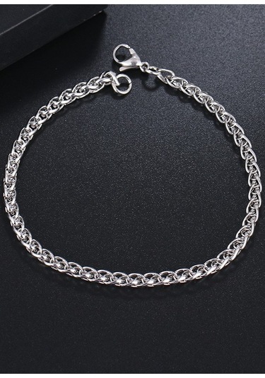 Kişiye Özel Sallantılı Harfli Paslanmaz Çelik Bileklik Sevgiliye Eşe Hediye Acb01h Metalik