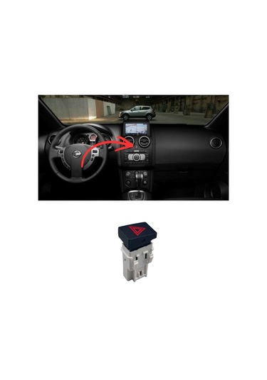 Nissan Qashqai Flaşör Düğme 2007-2012 25290-jd09b