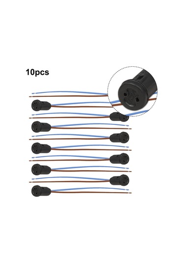 10 Adet G4 Lamba Tutucu 12v 9 Mm Dayanıklı Yüksek Kalite