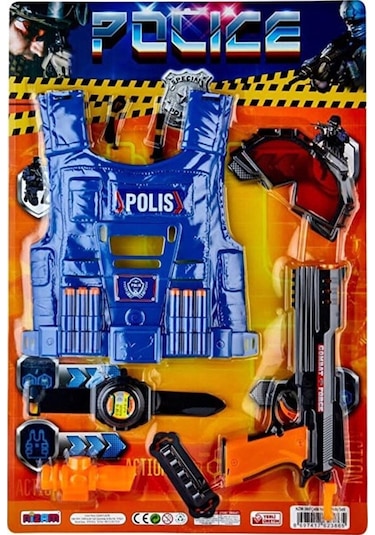 Nizam Oyuncak Çelik Yelekli Polis Seti