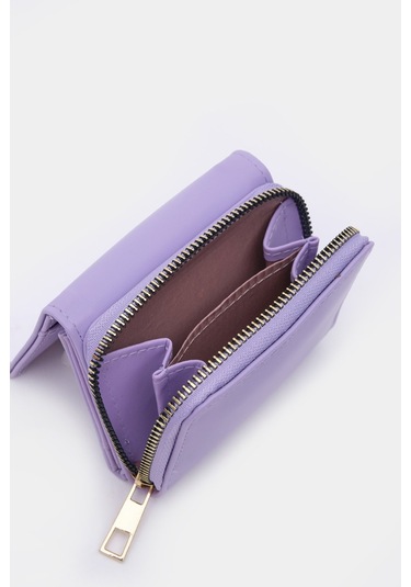 Lila Bayan Cüzdan - Ol-1059 Siyah