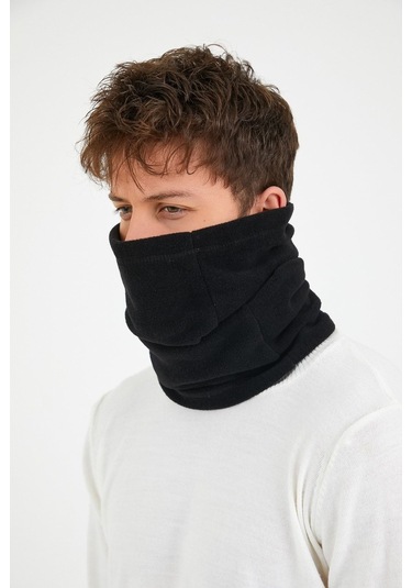 Store Erkek Polar Boyunluk Outdoor Boyunluk Siyah