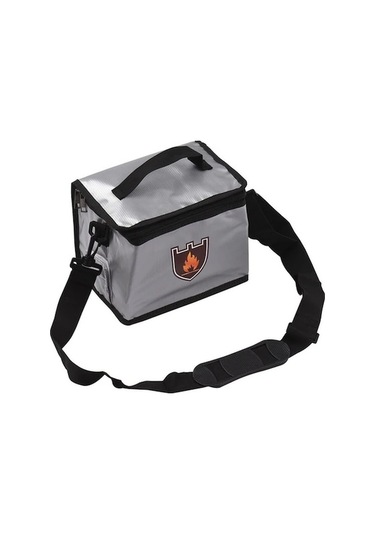 Trendooze Güvenli Lıpo Pil Depolama Çantası - Model: Güvenli Lp Gri