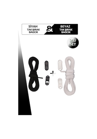 Tak Bırak Bağcık Akıllı Esnek Ayakkabı Bağcığı