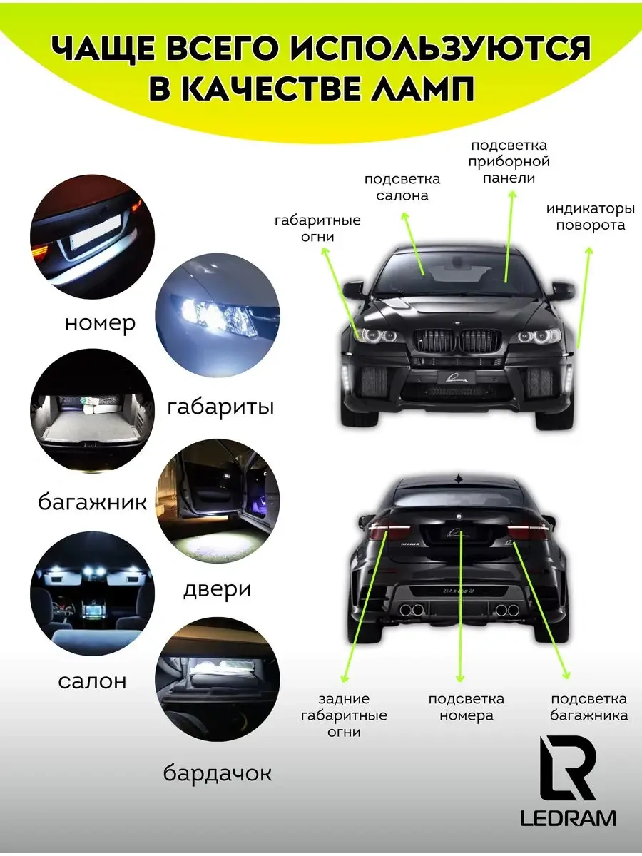 Carstore52 Canbus W5w T10 Led Ampuller 2'li Paket 167290975