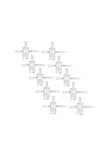 Reedark 10 Adet Alüminyum Lastik Valf Çekici Anahtarı - Araba, Motosiklet Ve Bisiklet İçin Dayanıklı Multifonksiyonlu Tamir Aracı