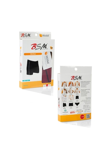 Bsm Erkek Modal Boxer 041904 Bordo