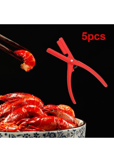 Suntek Magideal 5 Adet Istakoz Sheller Taşınabilir Karides Kırmızı