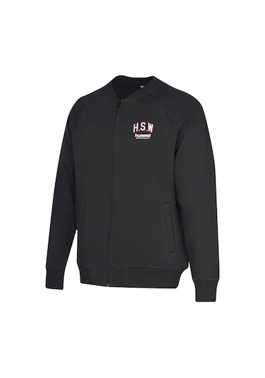 Hummel Hmlvıanda Bomber Zıp Siyah Erkek Sweatshirt 922523-2001 Siyah