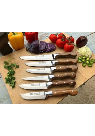 Lazoğlu Sürmene 6'lı Mutfak Bıçak  Seti