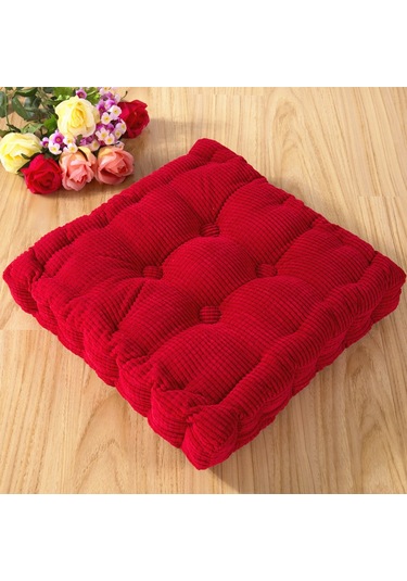 Teltree Renkli Kadife Koltuk Yastığı - 45x45cm Kare Şekilli, Rahat Ve Dayanıklı Diğer