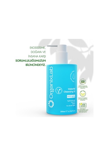 Organixlab Waterfall Cleansing Yüz Temizleme Yağı 200 ML