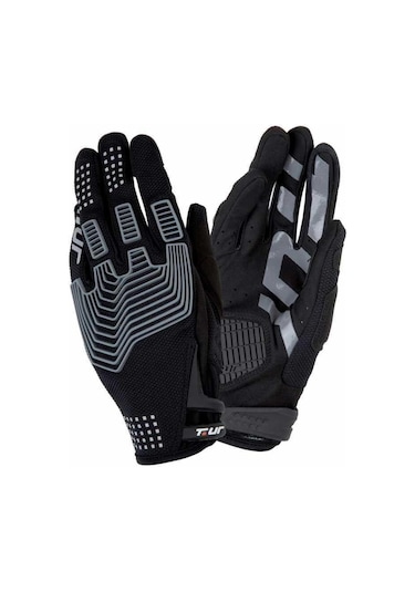 T.tur G-three Korumalı Soft Motosiklet Eldiveni Siyah
