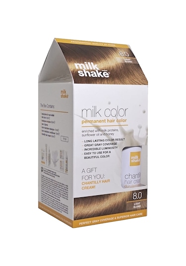 Milk Shake No:8 Açık Kumral Kalıcı Saç Boyası