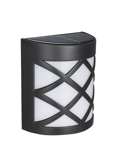 Monyee 6 Led Güneş Enerjili Dış Mekan Duvar Lambası - Ip44 Su Geçirmez Bahçe Çit Aydınlatması Beyaz Işık Diğer