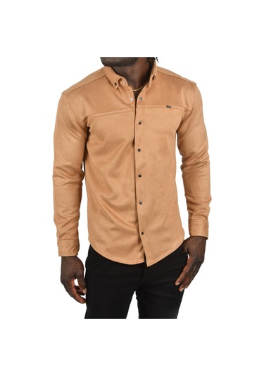 Deepsea Erkek Camel Likralı Çıtçıtlı Kırışmayan Süet Kumaş Slim Fit Cepsiz Mevsimlik Gömlek 2500556 False Camel Deepsea Erkek Camel Likralı Çıtçıtlı Kırışmayan Süet Kumaş Slim Fit Cepsiz Mevsimlik Gömlek 2500556 False Camel