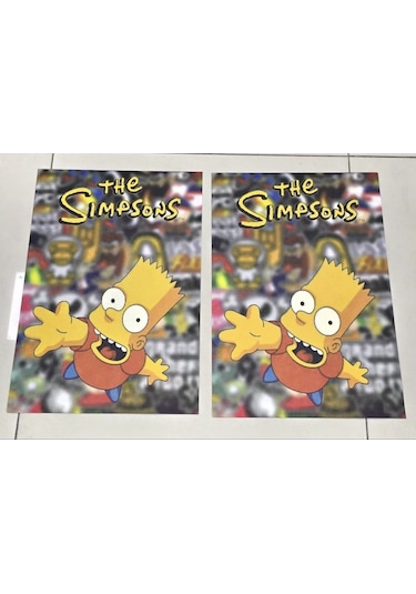 The Sımpsons Oto Paspas Kağıdı 50'li Su Geçirmez Lateks