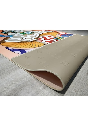 Doğuş 3Boyutlu Halı 3D-918 Mantar Ev 100X140 Cm Çocuk Halısı Çok Renkli